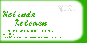 melinda kelemen business card